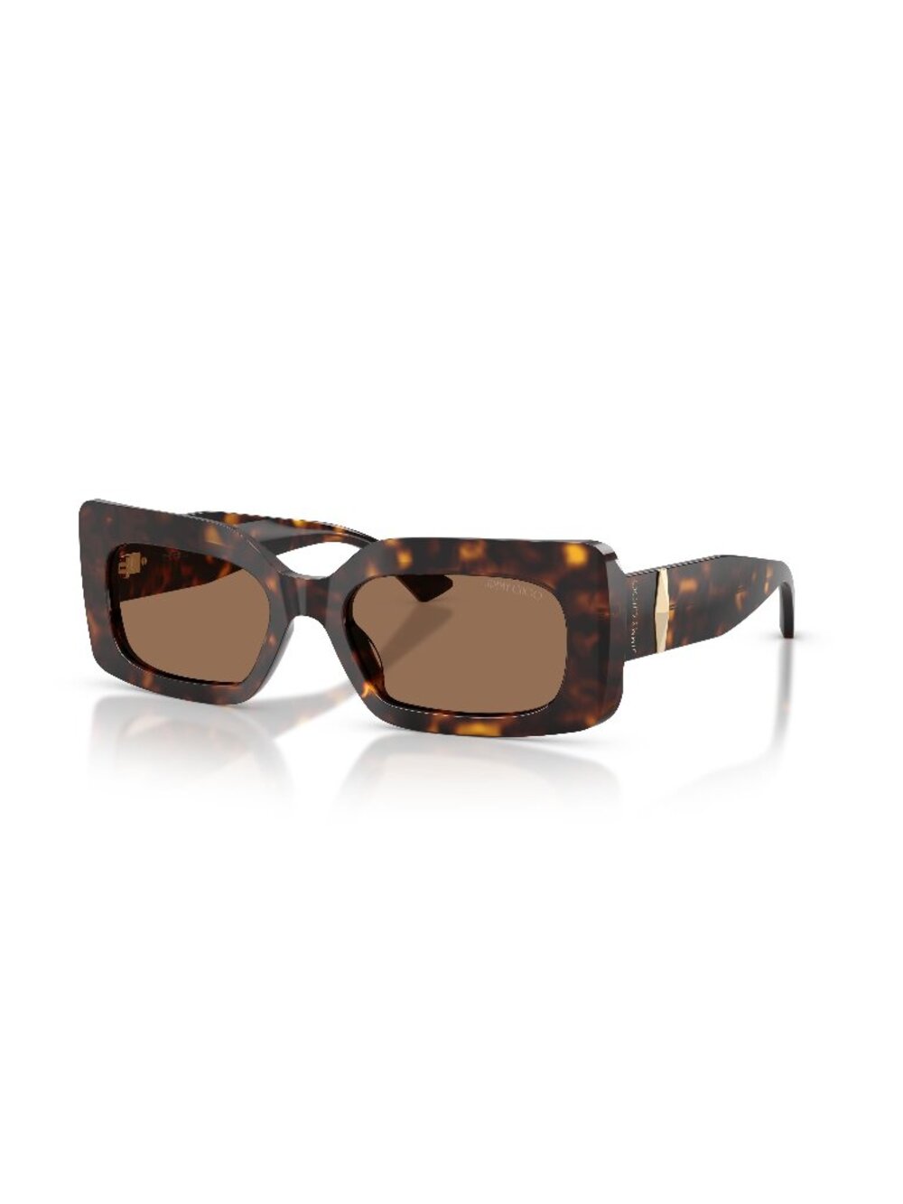 New Jimmy Choo Women's Sunglasses Havana Brown Lens Acetate Frame JC5067 500273
